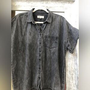 Madewell M Dark Grey Wash Top